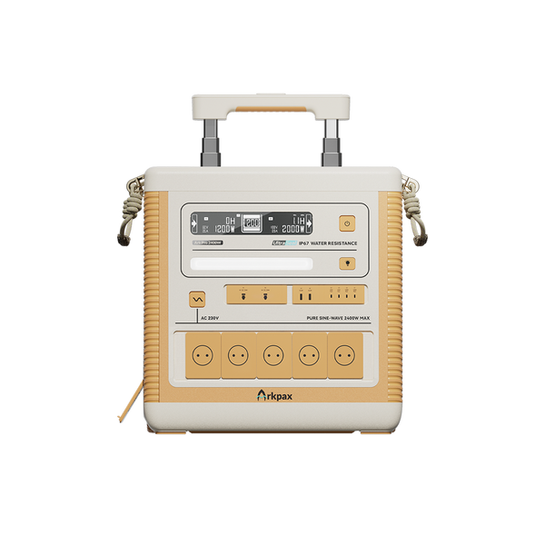 <tc>Arkpax</tc> <tc>Ark PRO</tc>: IP67-classificatie Professionele zonnegenerator
